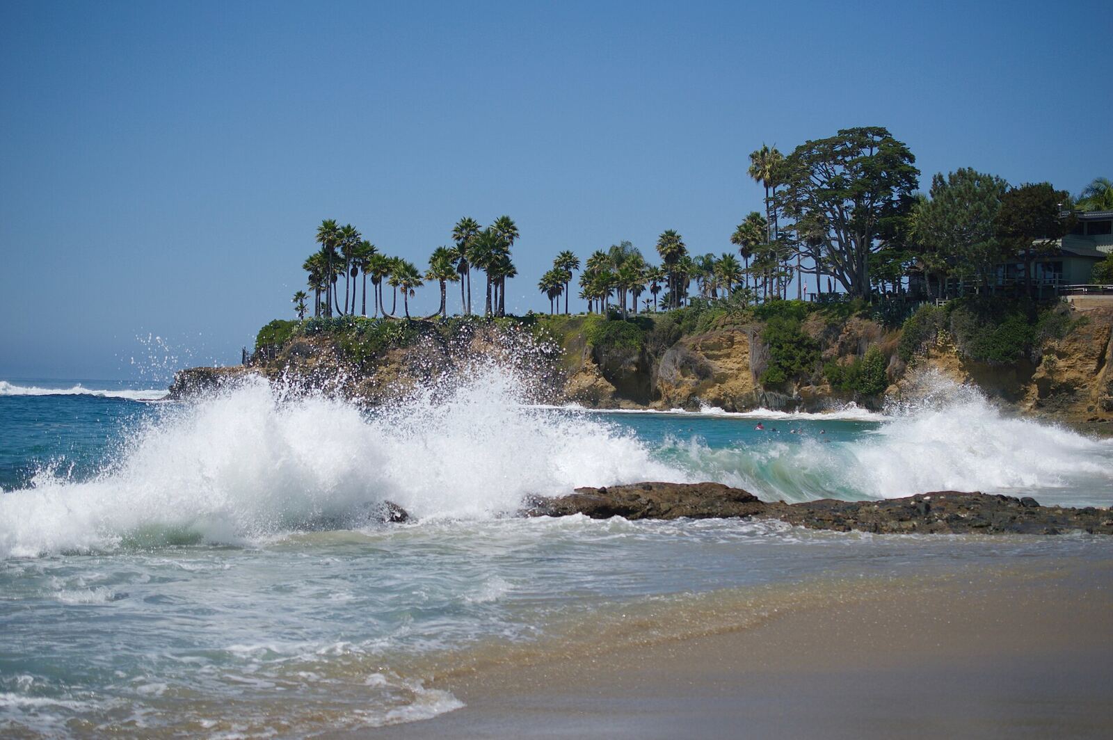 Laguna Beach 海岸资料图（图库照片）